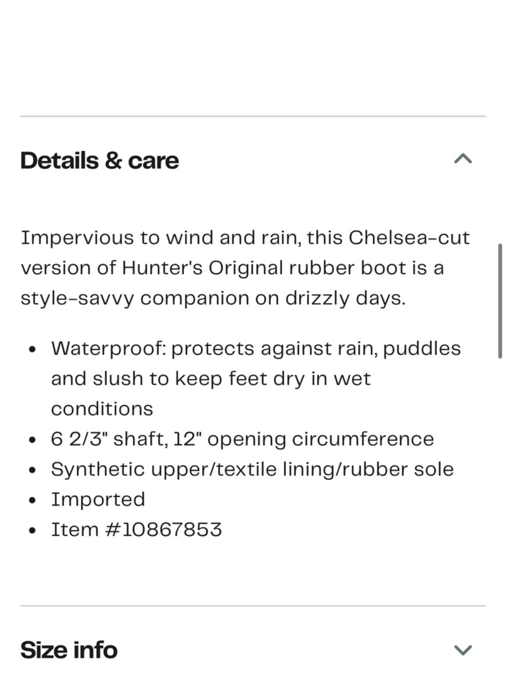 HUNTER BOOTS - Picture 2 of 7